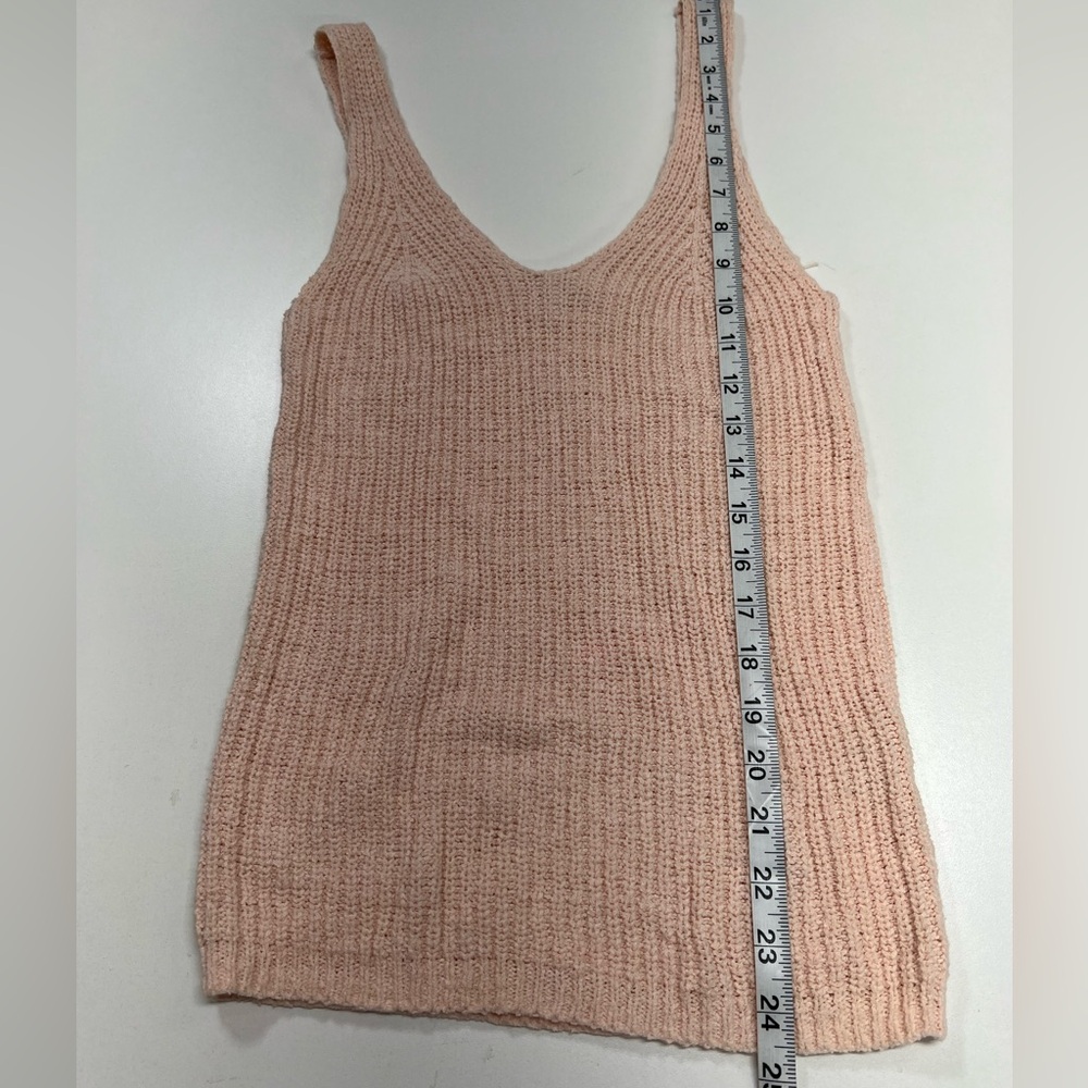 Madewell Monterey Sweater Tank in Pink Size XS Light Pink Blush - Picture 6 of 10
